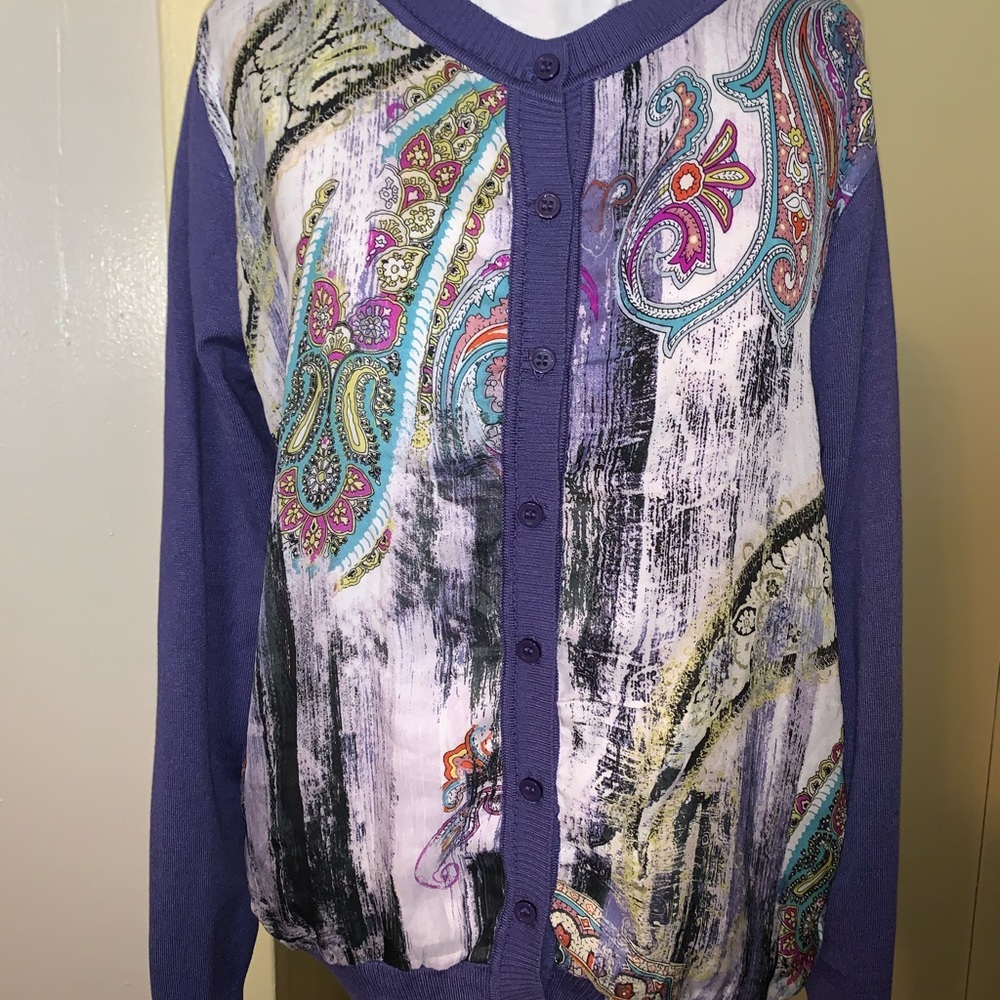 INC Multicolor Cardigan - Picture 5 of 7